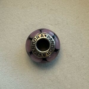 Purple pandora bead